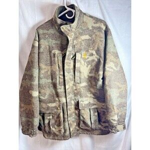 Browning Mens Medium 44-46 Camo pattern Wool polyester acrylic Hunting Jacket